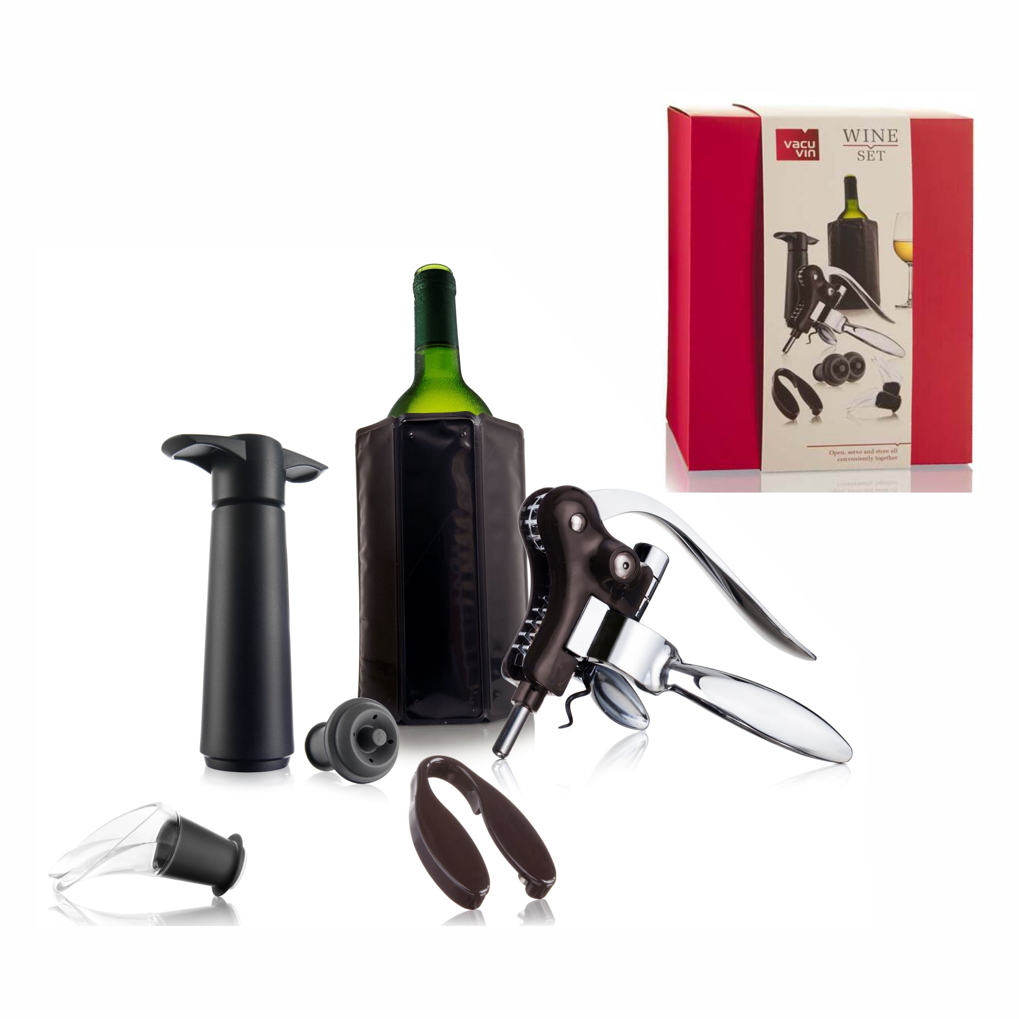 Wine Accessory Set  Set of 6 - Vacu Vin